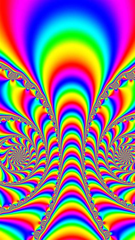 Trippy Colorful Backgrounds Amazing Rainbow Fractal Art