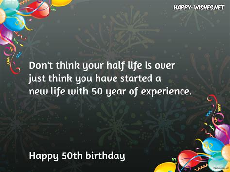 Happy 50th Birthday Wishes Quotes And Images