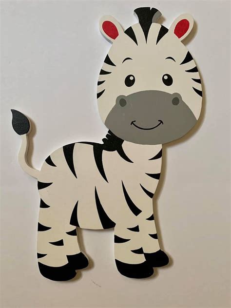 5 Pc Safari Animal Bundle Cutouts Standee Party Decor Photo Etsy