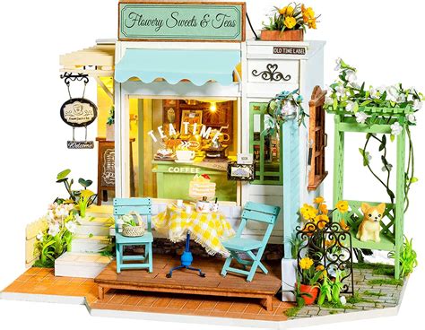Rolife Tiny House Kit Diy Miniature Dollhouse Craft Flowery Sweets