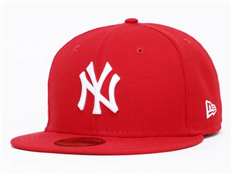 New York Yankees Mlb Ac Perf Scarlet 59fifty Fitted Cap Essential