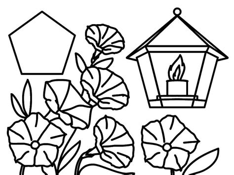 Online Coloring Page Pentagon Coloring Page The Pentagon Shapes