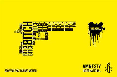 Words Kill Amnesty International On Behance Amnesty International