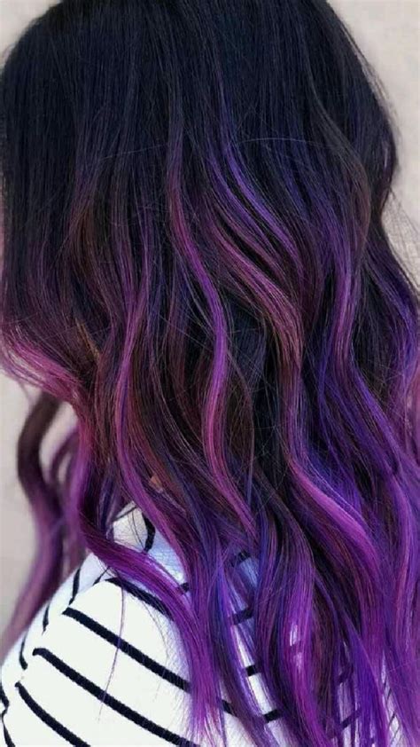 34 Hypnotic Purple And Black Hair Shades Artofit