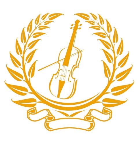 Violin Symbol Vector Premium Download