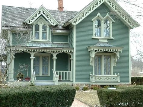 Victorian Exterior Window Trim Gingerbread Trim On Houses Green