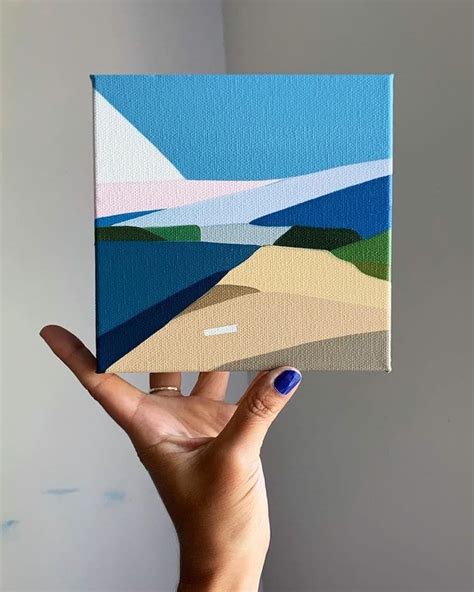 Beautiful Beaches Reimagined As Vibrant Abstract