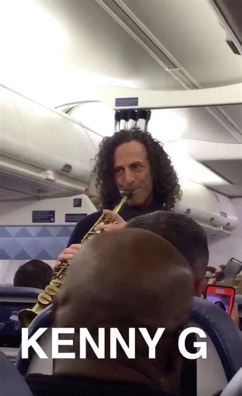 Youre Not Dreaming Kenny G Actually Put On A Sax Show On An Airplane