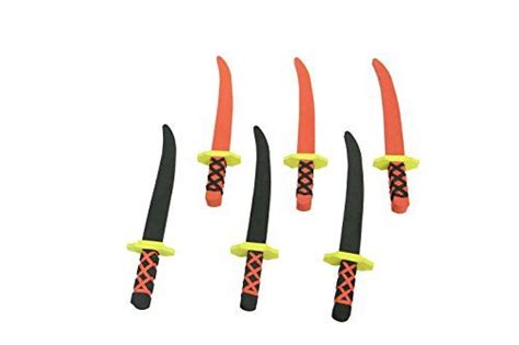 Foam Ninja Swords Set Of 6 Safe And Fun By Trademark In