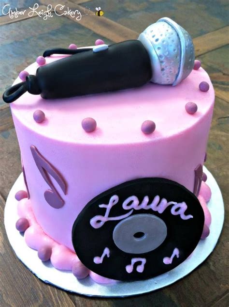 Music Karaoke Birthday Cake Music Cakes Cupcake Birthday Cake Cake