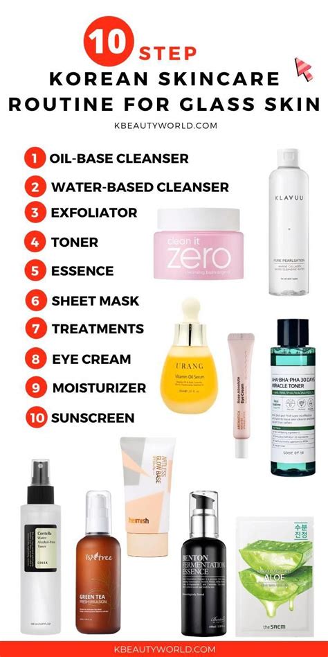 The 10 Step Korean Skin Care Routine From K Beauty World In 2020 Skin