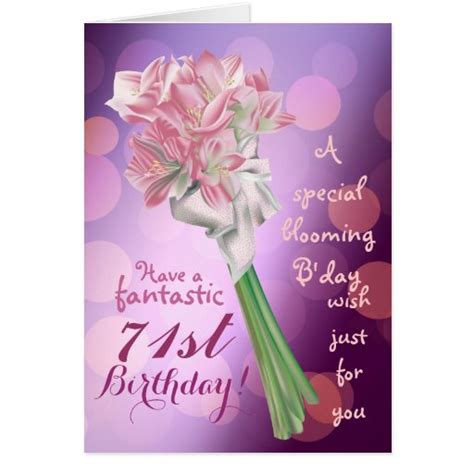71st Birthday Cards Photo Card Templates Invitations And More