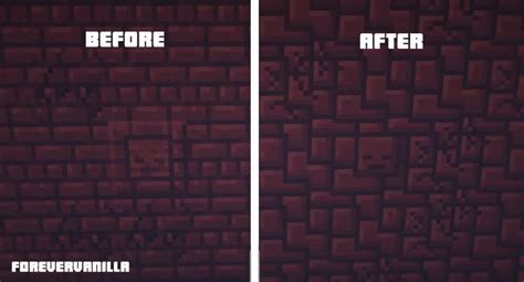 Better Nether Bricks Forevervanilla Minecraft Texture Pack