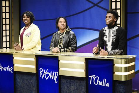 Chadwick Boseman As Black Panther On Snl Black Jeopardy The Mary Sue