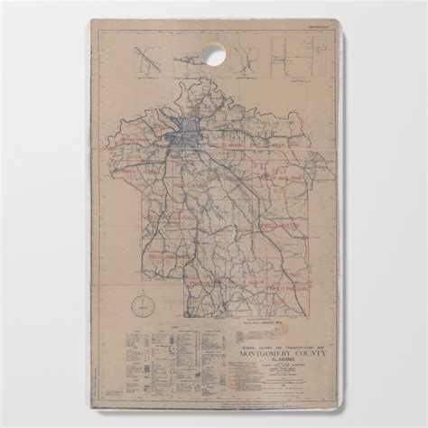 1950 Census Enumeration District Map Alabama Montgomery County