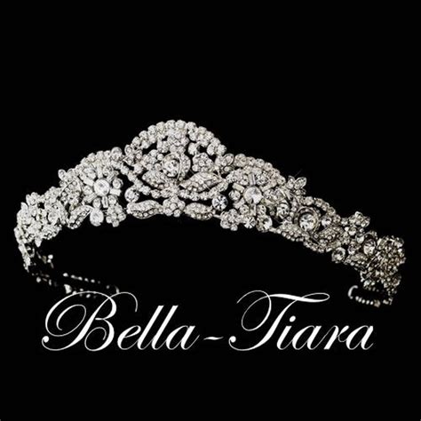 Crystal Wedding Tiara Crystal Bridal Tiara Wedding Crown Etsy