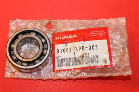 91005 Kpb 003 Honda Bearing 6205spl 91005kpb003 Genuine Oem Part For Sale Online Ebay