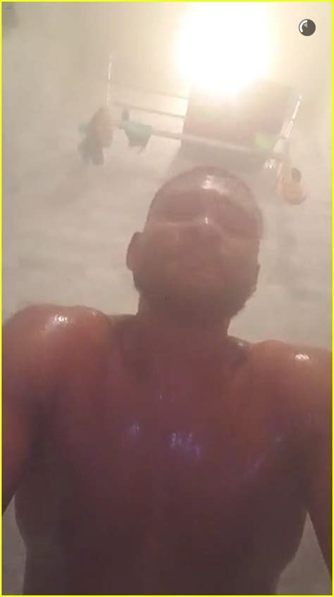 Usher Bares All In Steam Room Selfie On Snapchat Photo