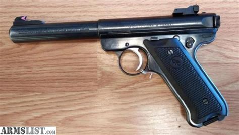 Armslist For Sale Used Ruger Mkii 22lr Target Pistol