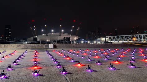 A Look Behind Londons Huge New Years Drone Light Show Dronedj
