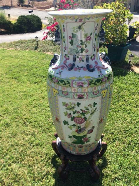 Oriental Accent Floor Vase 48 Tall For Sale In Fallbrook Ca 5miles