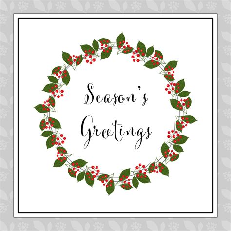 Seasons Greetings Card Free Stock Photo Public Domain Pictures