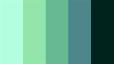 Aqua Green Color Palette Ar