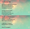 .3. Christmas Joy - .3. Christmas Joy Poem by David Threadgold