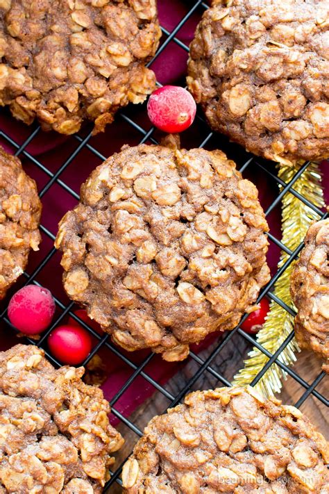 Fast easy oatmeal cookies for the dieter or diabetic in the family. Gluten Free Gingerbread Oatmeal Breakfast Cookies (V, GF): an easy recipe for lightly sweet ...