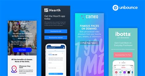 Unbounce for small businesses with a budget. 8 Incredible App Landing Pages (and How You Can Create ...