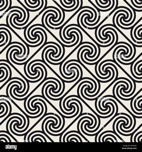 Vector Seamless Pattern Modern Stylish Abstract Texture Repeating