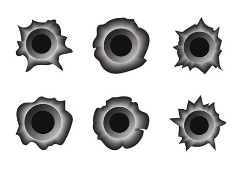 Bullet Holes Vector Art Icons And Graphics For Free Download