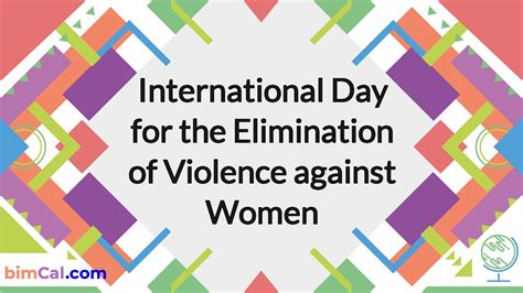 International Day For The Elimination Of Violence Against Women 2024
