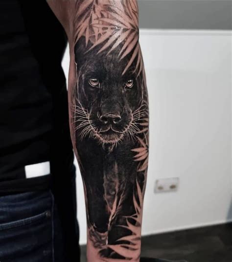 Forearm Black Panther Tattoo Printable Kids Entertainment