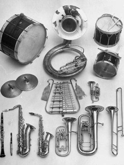 Musical Instruments Which Are Used In A Marching Band Photographic