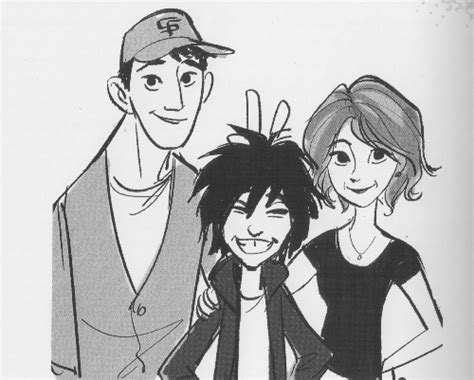 Big Hero 6 Tadashi Hiro And Cass Concept Art Big Hero 6 Photo