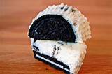 Images of Oreo Cookie Mini Cheesecakes