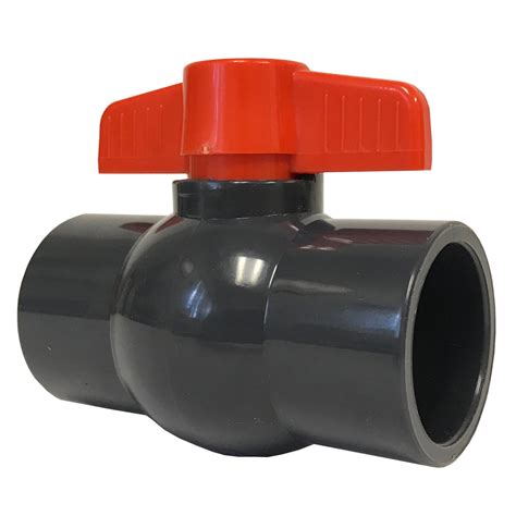 2 Schedule 80 Pvc Compact Ball Valve Socket Connect