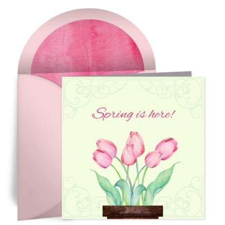 Spring Tulips | Free Spring eCard, Spring Card, Spring ...