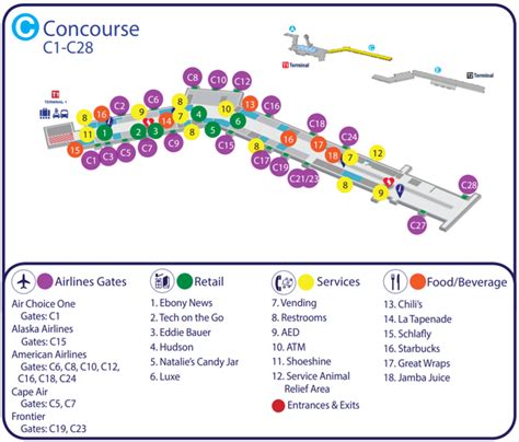 St Louis Lambert International Airport Stl 2020 Terminal Guide