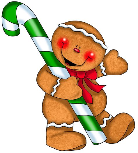 Christmas Gingerbread Man Clipart Free Download On