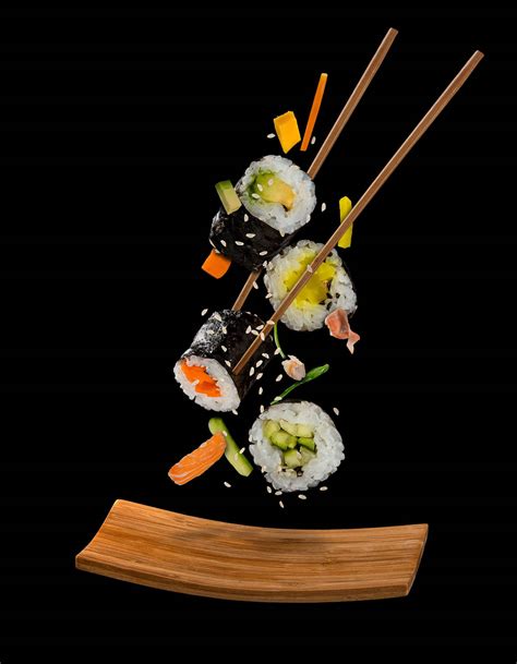Download Maki Sushi Food Photography Wallpaper