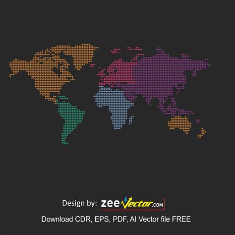 World Map Vector Free Free Vector Design Cdr Ai Eps Png Svg