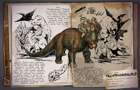 Dino Dossier Pachyrhinosaurus Ark Survival Evolved