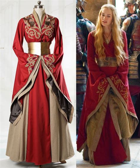 Cosplay Cersei Lannister Game Of Thrones Dress Game Of Thrones