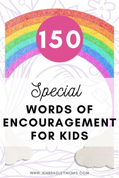 150 Words Of Encouragement For Kids In 2022 Words Of Encouragement