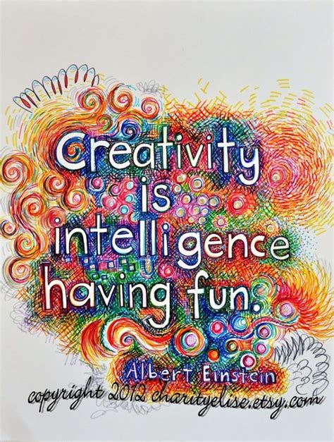 Einstein Creativity And Intelligence Quotes Quotesgram
