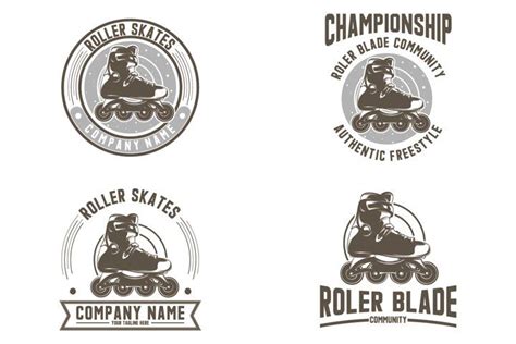 Collection Of Roller Skates Logo 555010 Logos Design Bundles