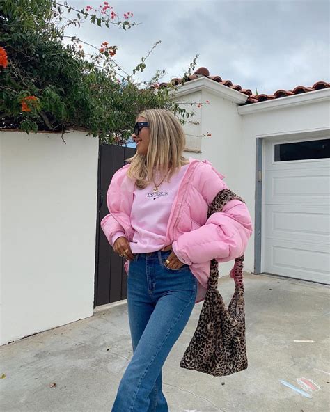 revolve on instagram “puff stuff 🌸💕💘 babe brit harvey in the toastsociety pluto puffer jac