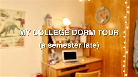 My College Dorm Tour A Semester Late Youtube